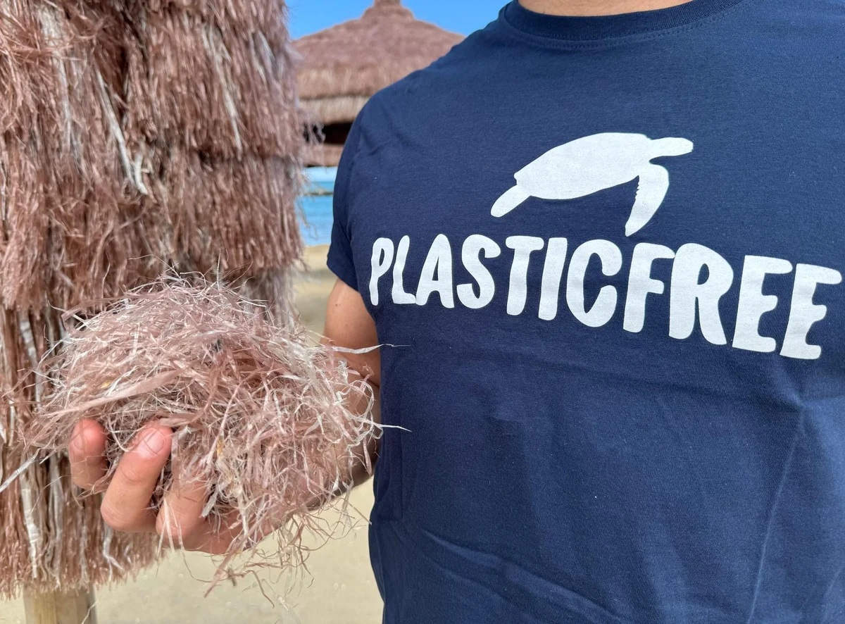 Plastic Free, addio agli ombrelloni in rafia sintetica