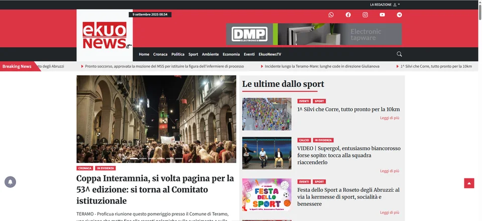 Ekuonews.it si rinnova: in mattinata sarà in rete il nuovo portale