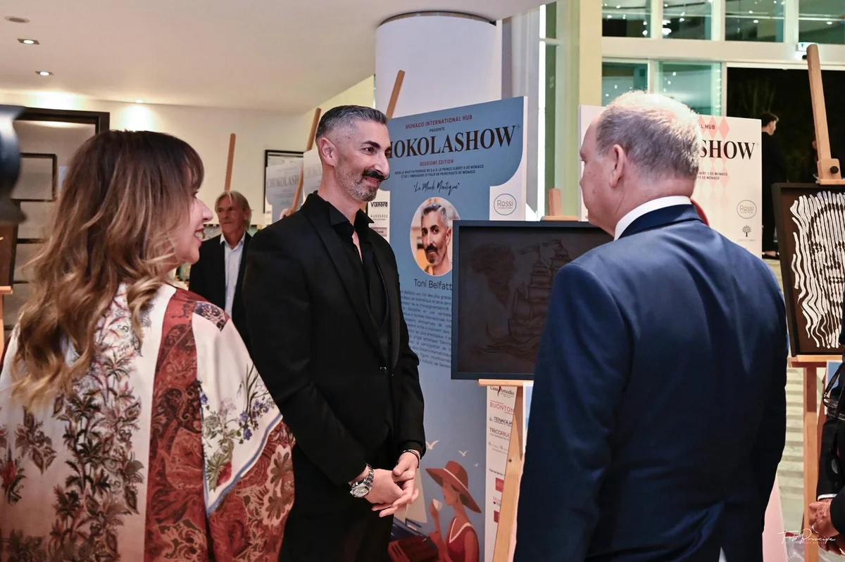 FOTO | Chokolashow: trionfa l'artista abruzzese Toni Belfatto al Principato di Monaco