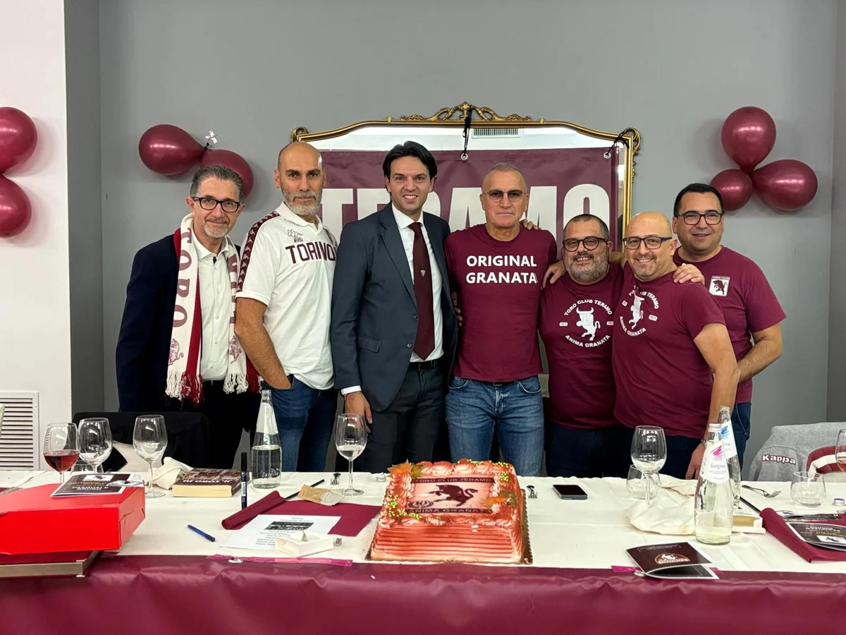 Anima Granata: Pasquale Bruno al decennale del Toro Club Teramo