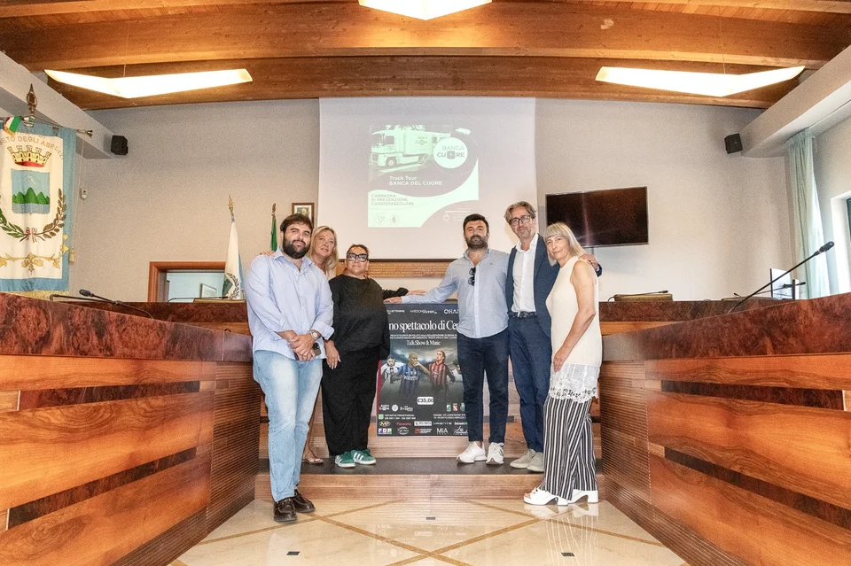 Cena spettacolo con le stelle del calcio per la prevenzione cardiovascolare