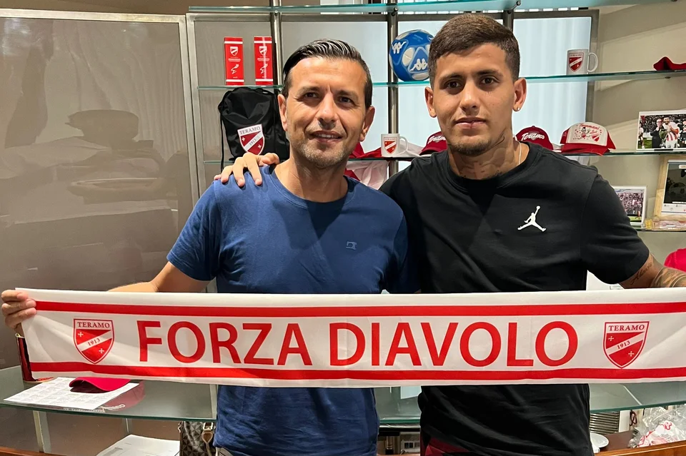 Calcio D, Città di Teramo: Gonzalo Bustos sarà l'alter ego dell'altro argentino Galesio