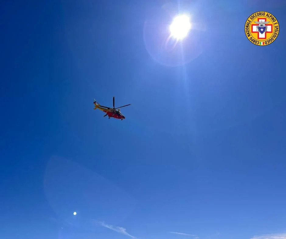 VIDEO | Distorsione alla caviglia sul Gran Sasso: intervento del Soccorso Alpino