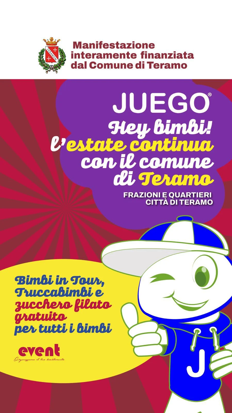 “Frazioni e quartieri in gioco” a Teramo al via il 5 settembre