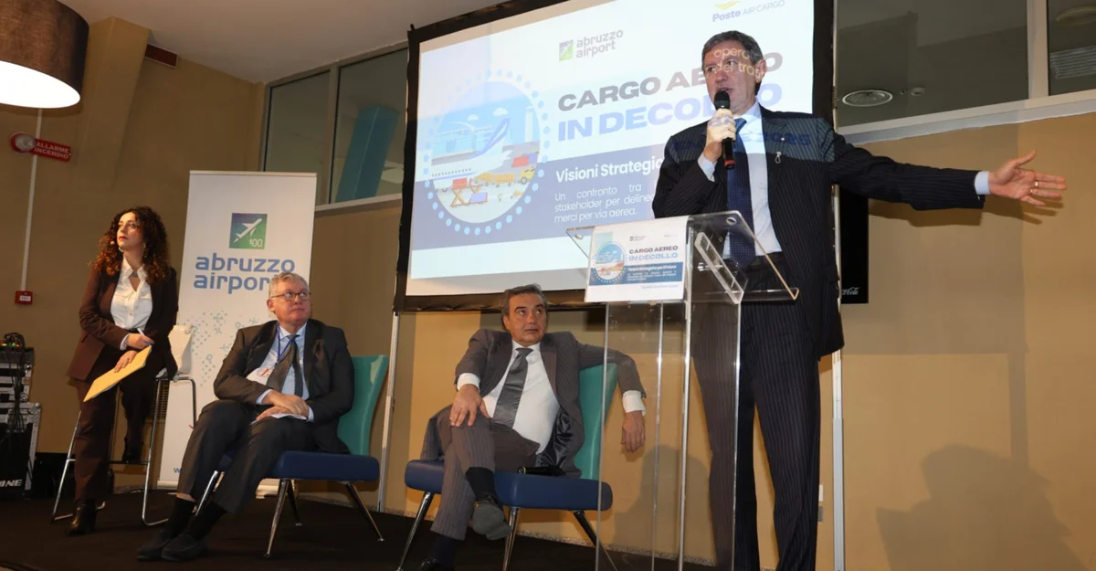 Aeroporto d’Abruzzo, Marsilio: trasporto merci opportunità strategica per la regione