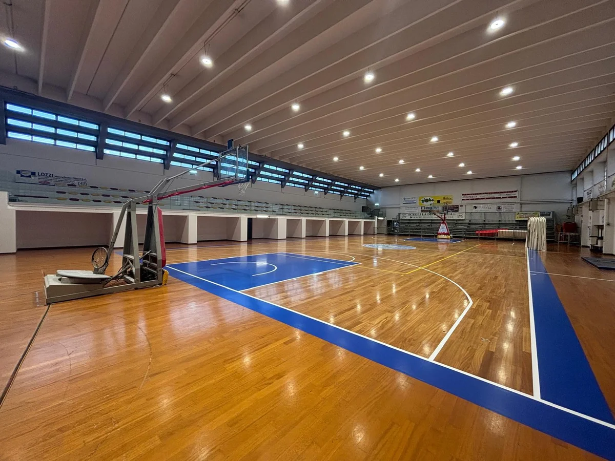 Palazzetto dello Sport di Giulianova: lavori ultimati