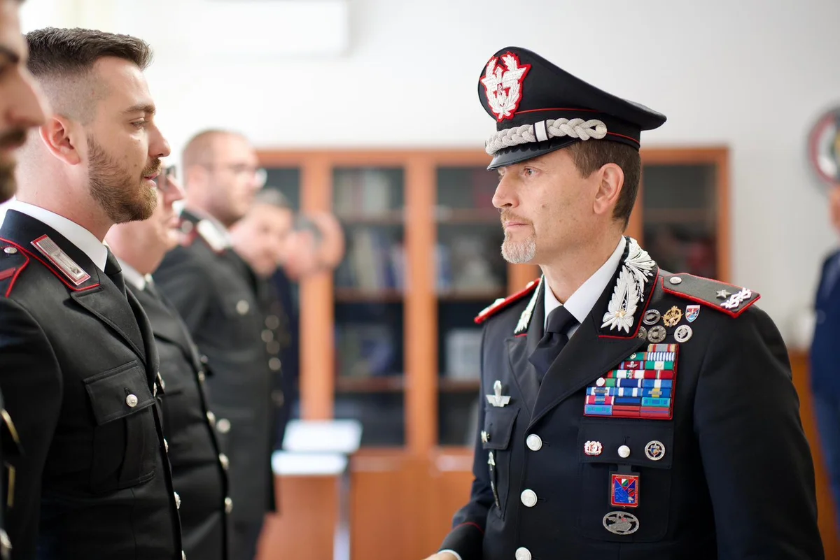 FOTO | Il Generale Gianluca Feroce in visita a Teramo