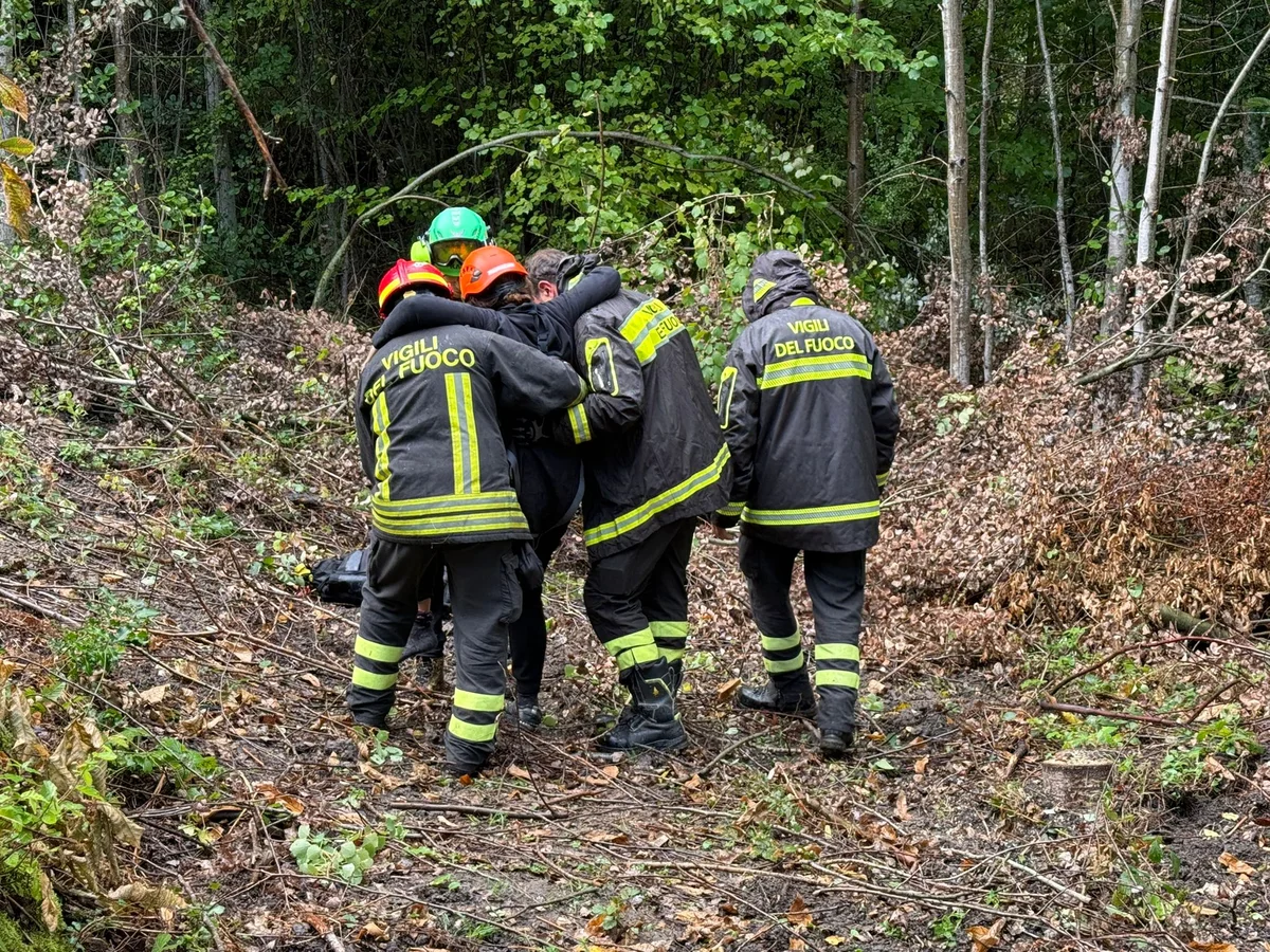 Nerito di Crognaleto: soccorsa dai Vigili 62enne infortunasi alla caviglia