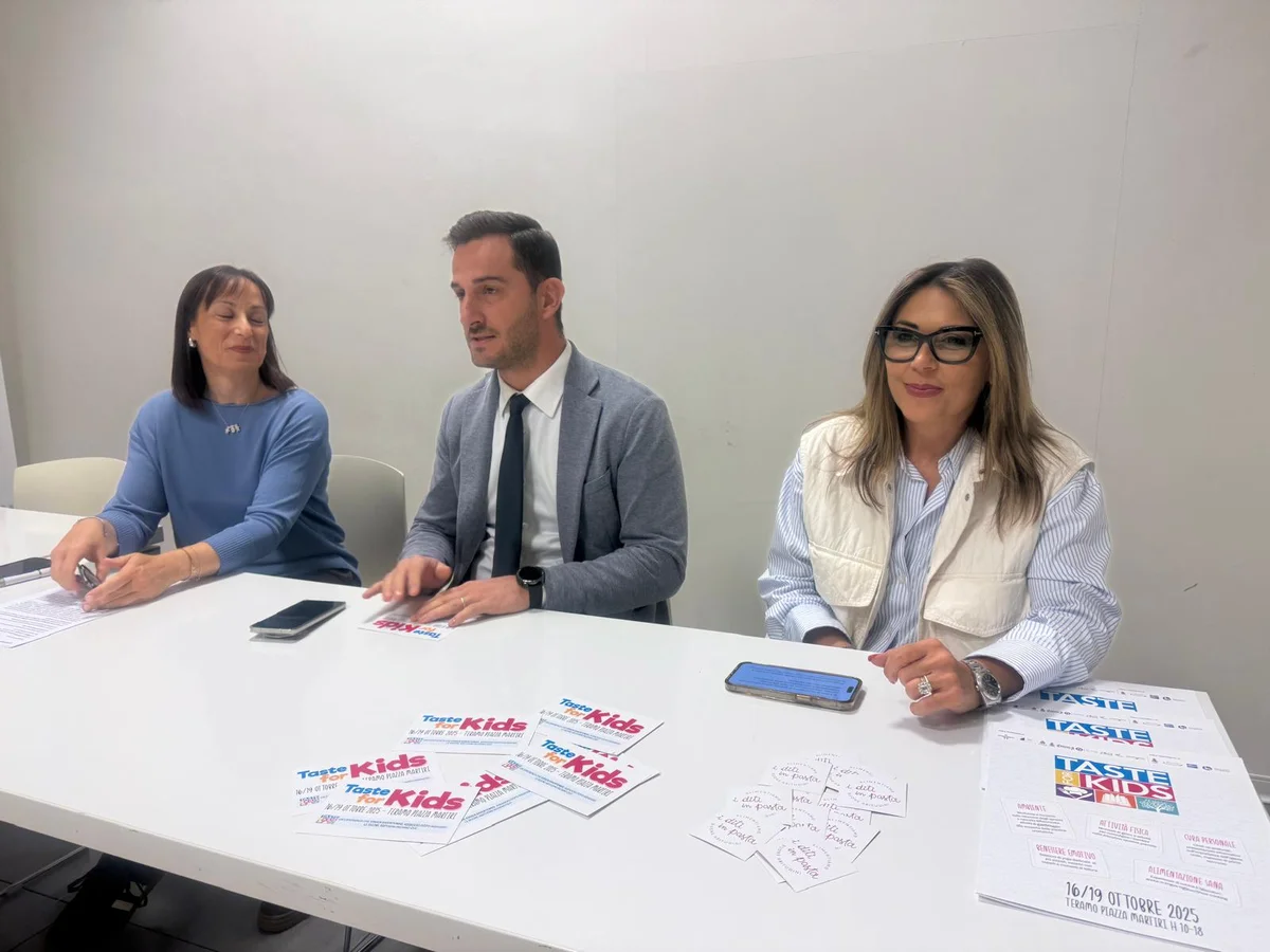 FOTO e VIDEO | Trasmettere la cultura del cibo e del benessere psicofisico: arriva a Teramo "Taste for kids"