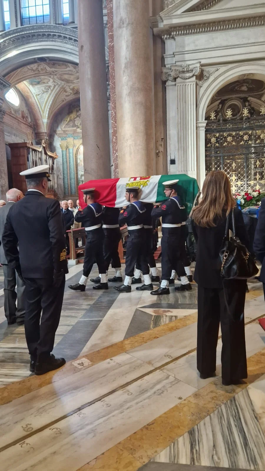 FOTO | Celebrati a Roma i funerali di Stato dell'ammiraglio Guido Venturoni