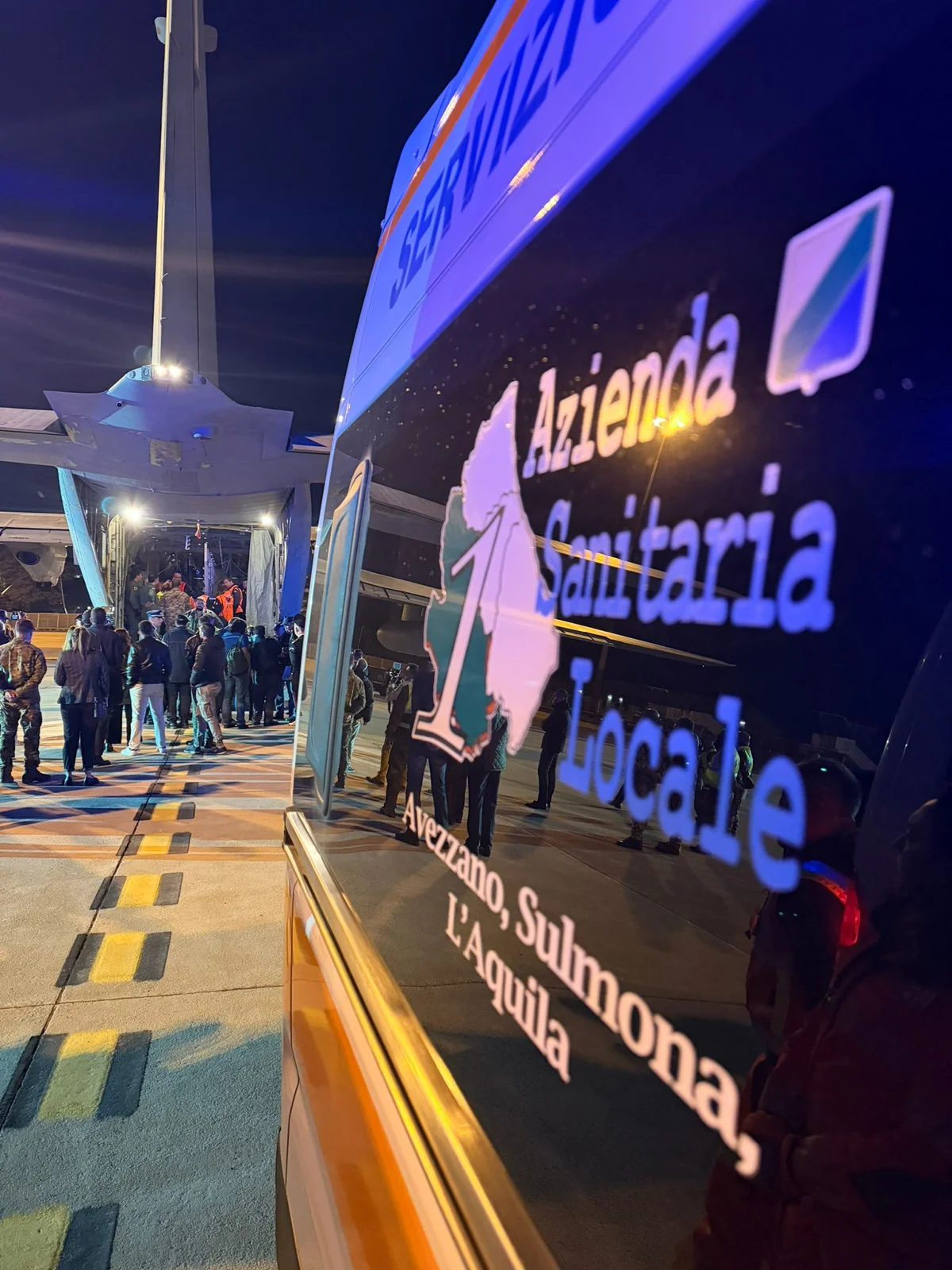 FOTO | Paziente proveniente da Gaza ricoverato all’ospedale de L’Aquila