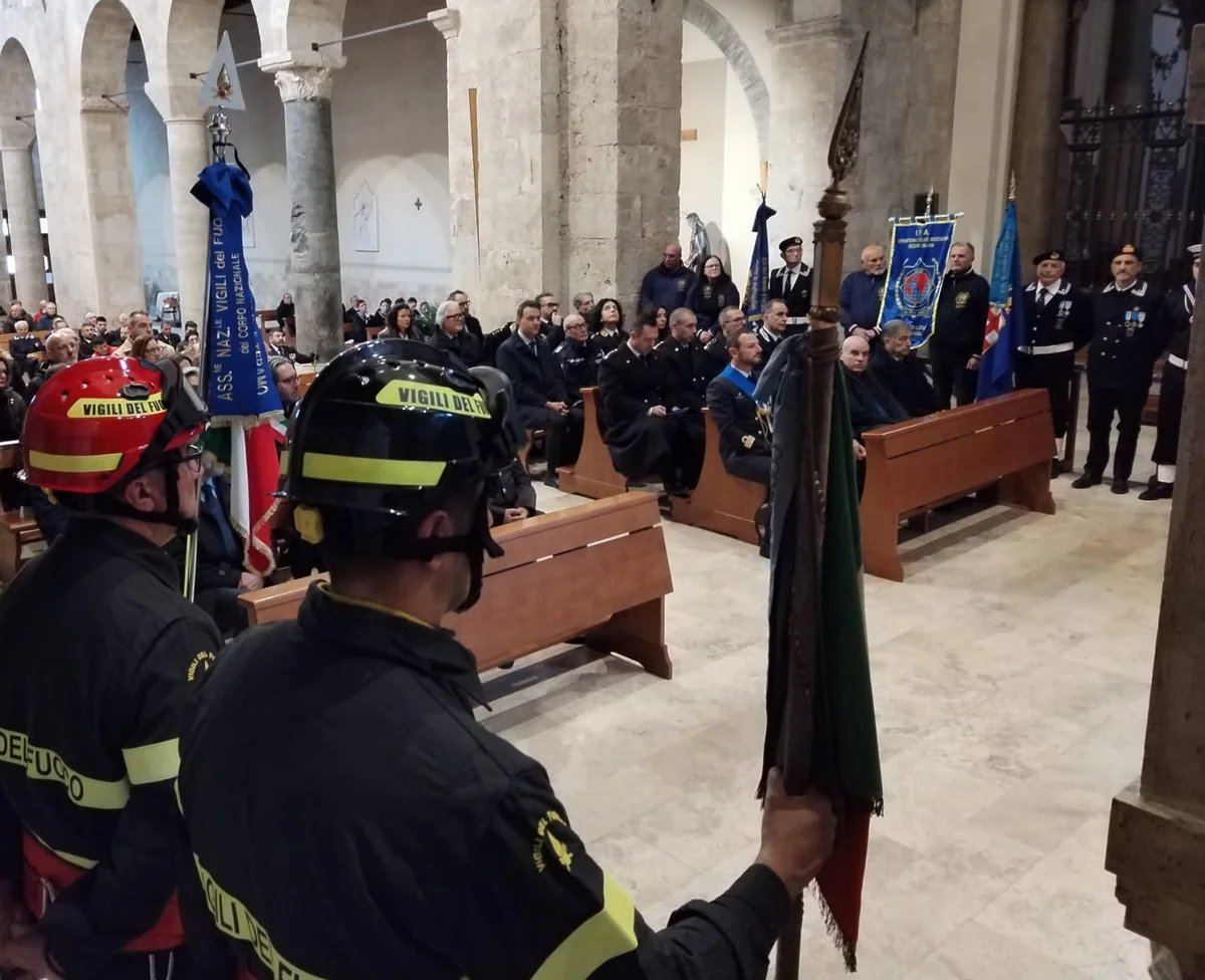 Santa Barbara, a Teramo la ricorrenza della Patrona dei Vigili del Fuoco e della Marina Militare
