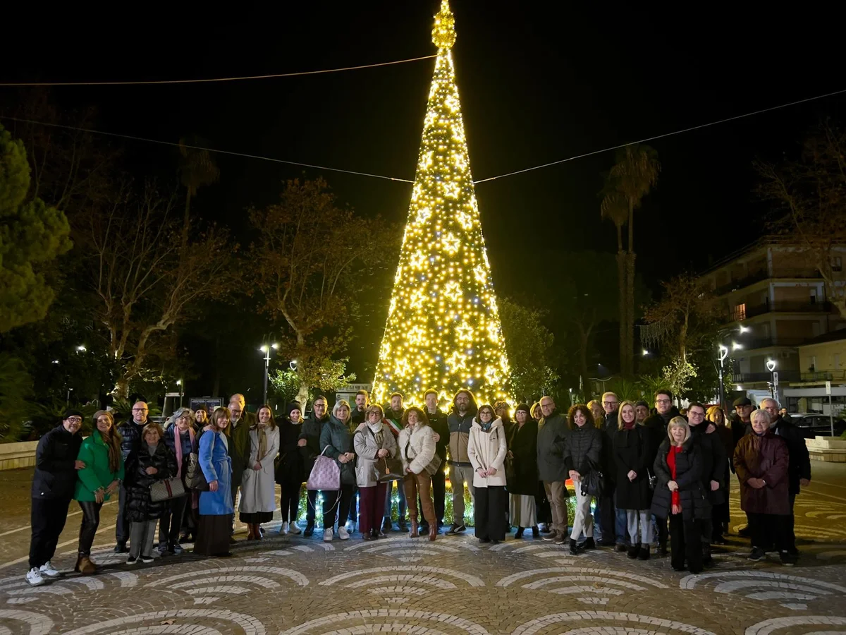 Accensione albero di Natale a Giulianova, il ricordo di Paolo Vasanella