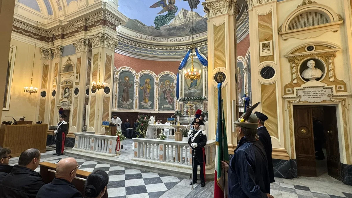 Isola del Gran Sasso, celebrato il Precetto Natalizio Interforze