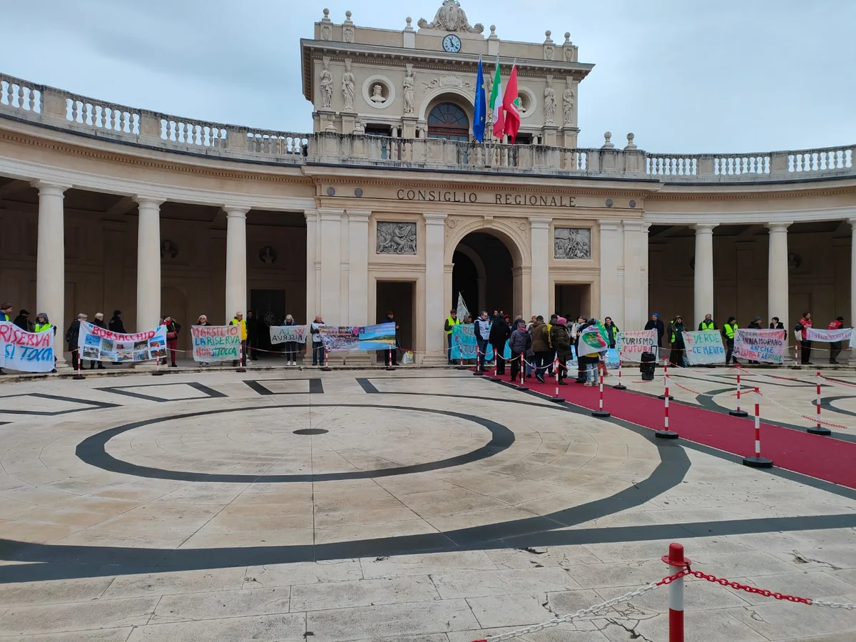 Borsacchio, presidio ambientalista all'Emiciclo