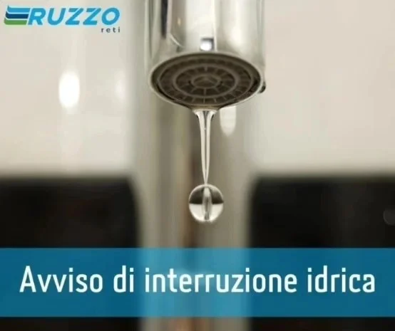 Rottura rete idrica “Tronco Notaresco”, possibili interruzioni di acqua. Ecco dove