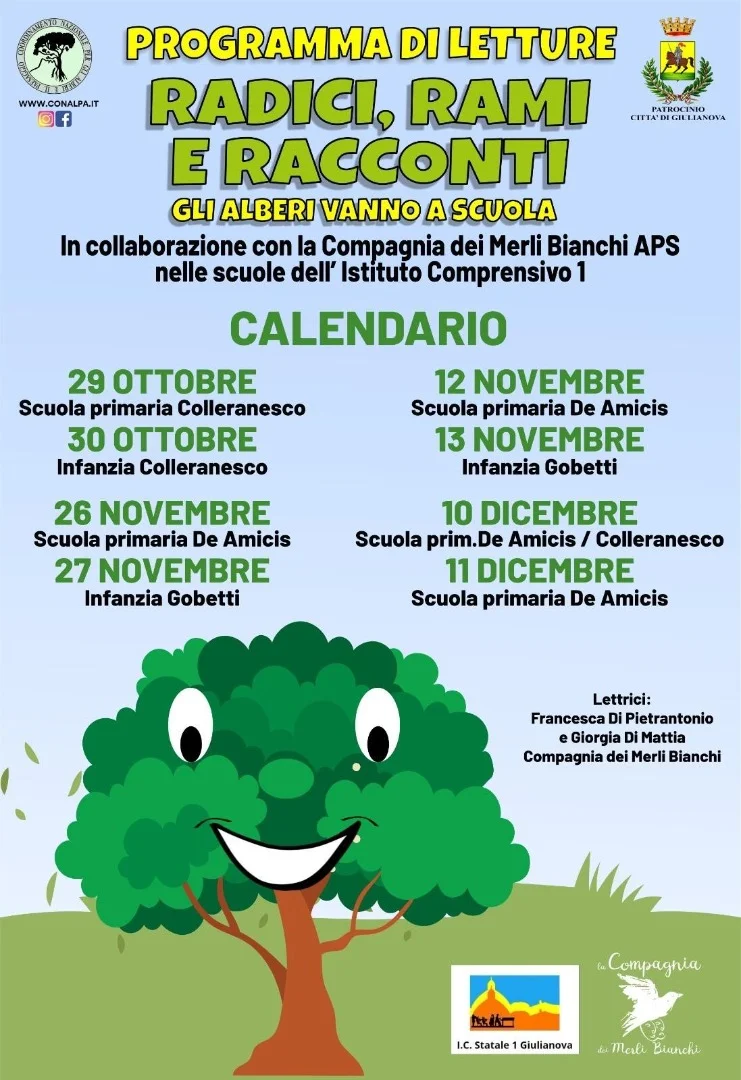 L'Istituto Comprensivo 1 di Giulianova e l’associazione CO.N.AL.PA. insieme per gli alberi