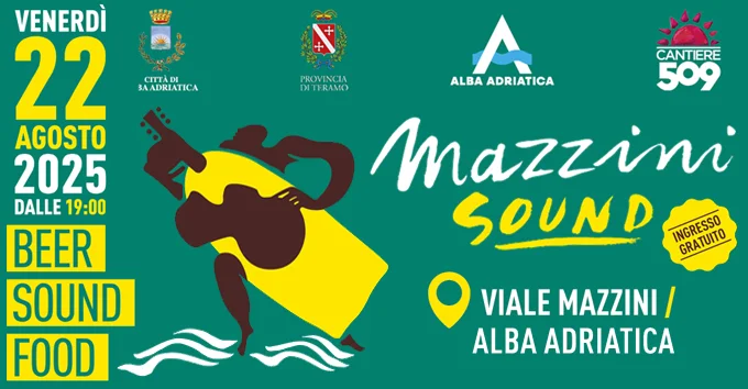 “Mazzini Sound 2025”, musica e divertimento nell'estate di Alba Adriatica