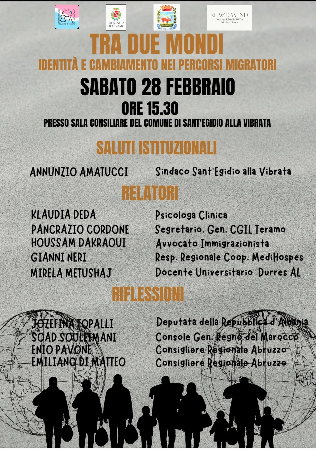 Tra Due Mondi”: a Sant’Egidio un confronto internazionale su identità e integrazione