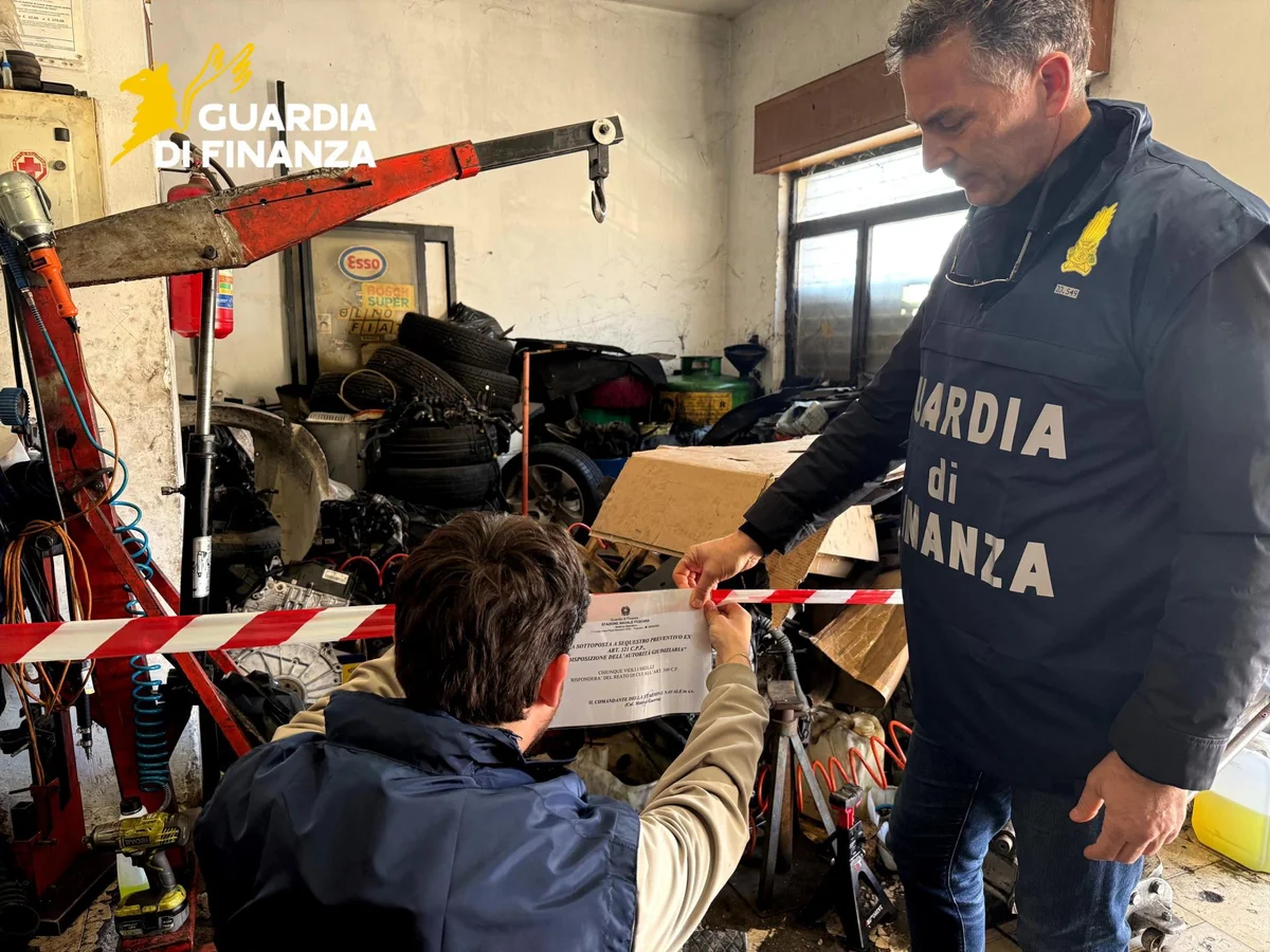 Meccanico evasore totale e senza autorizzazioni, denunciato e sanzionato per 15.000 euro