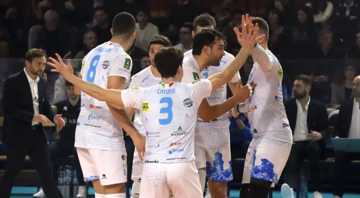 Volley A2, l'ABBA Pineto batte Ravenna (3-1) e sale al secondo posto