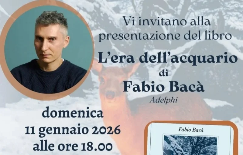 "L'era dell'Acquario", la presentazione del libro di Fabio Bacà domenica a Giulianova