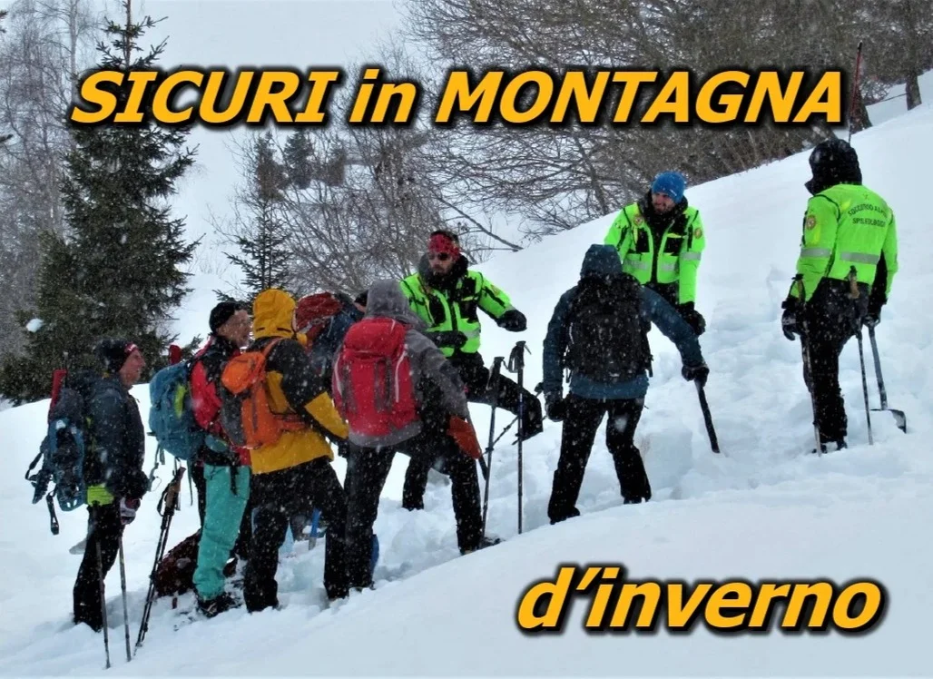 Sicuri in montagna d’inverno, torna l'iniziativa del Cai e Soccorso Alpino
