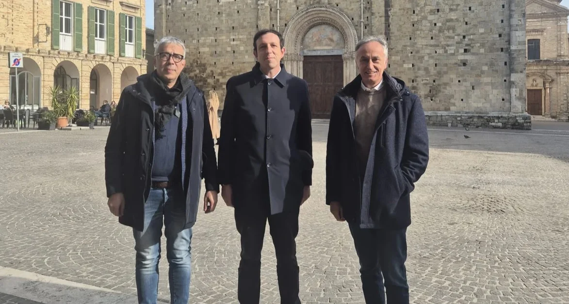 Il Soprintendente Massimo Sericola in visita ad Atri