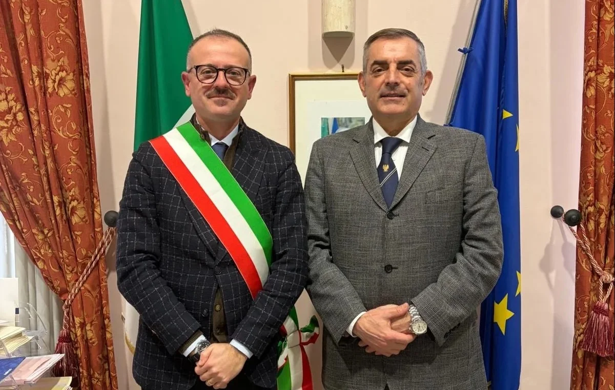 Il Questore Pasquale Sorgonà in visita al Comune di Nereto