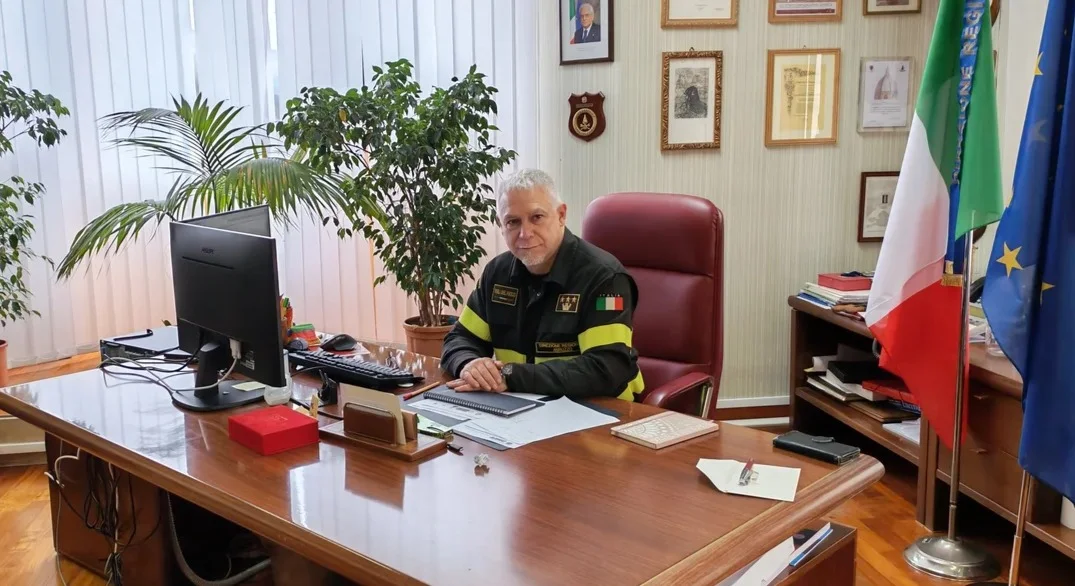 Fabio Giovinazzo al vertice dei  Vigili del Fuoco di Teramo