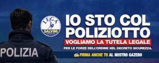 Lega, sabato a Teramo il gazebo a sostegno delle forze dell'ordine