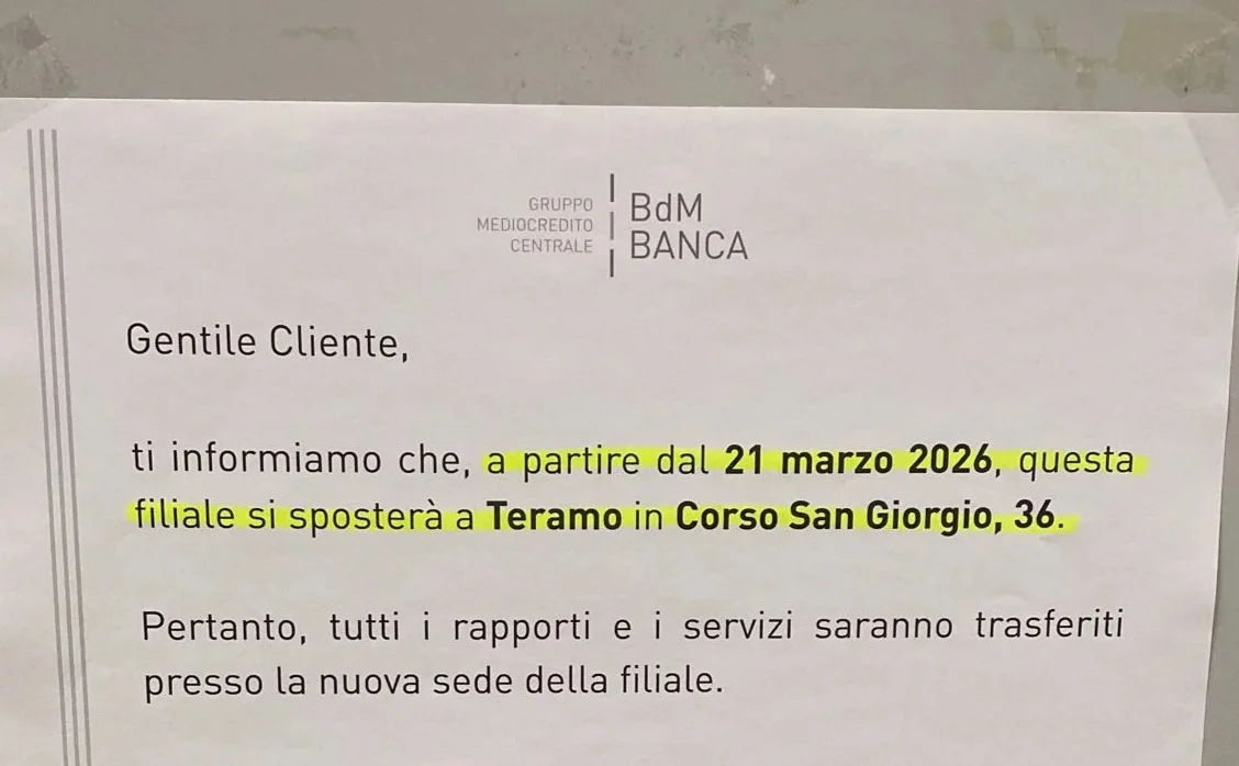 Bdm Banca, chiude lo sportello della Cona