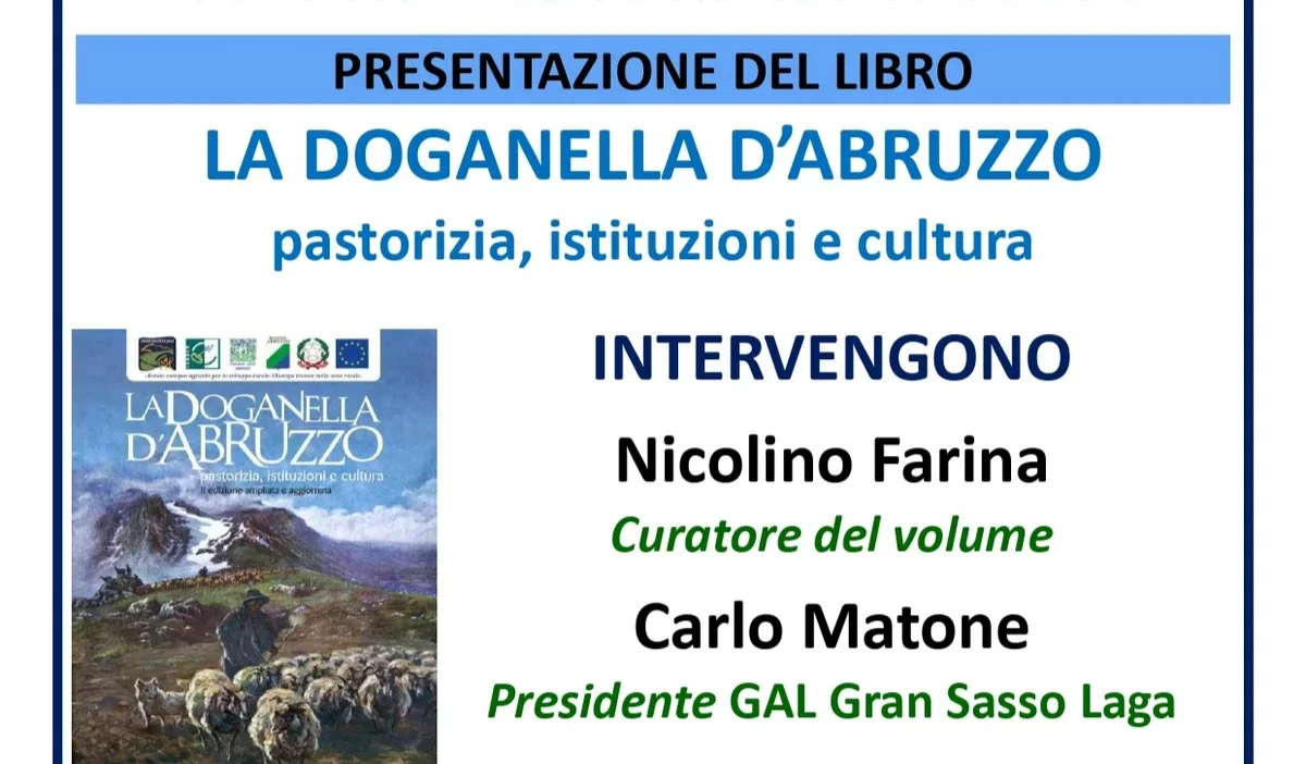 "La Doganella d'Abruzzo", a Sant'Omero la presentazione del libro di Nicolino Farina
