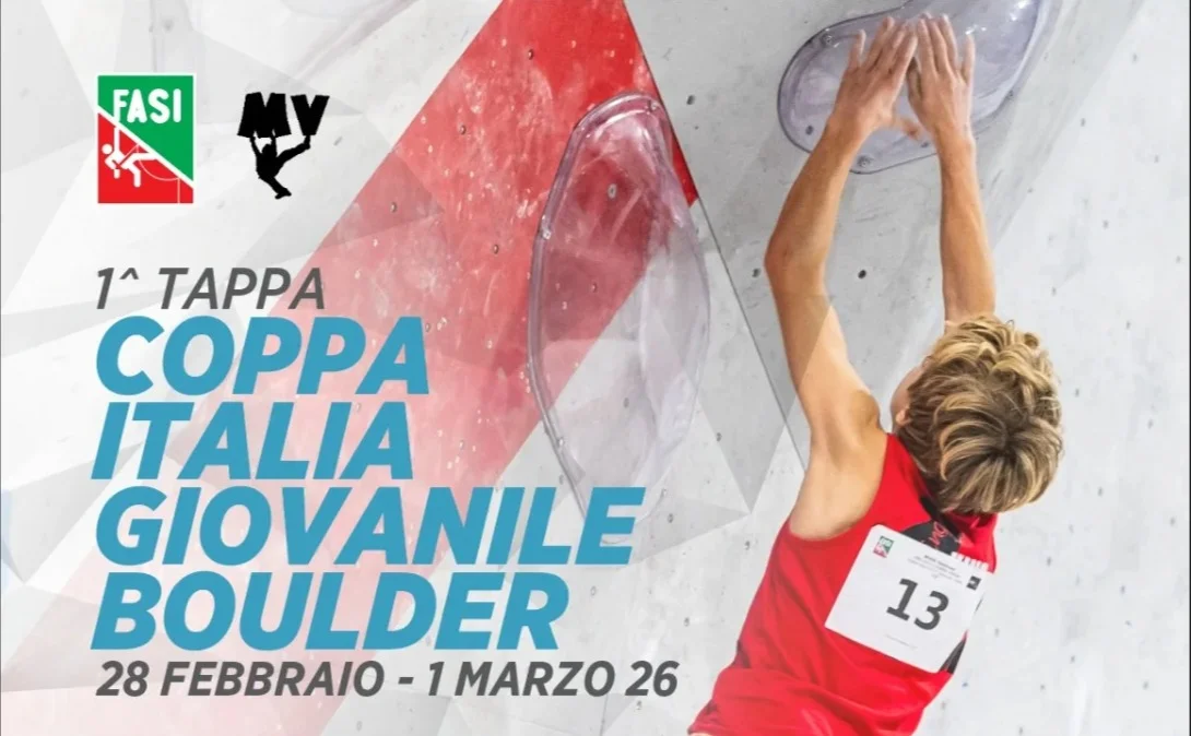 Arrampicata sportiva, a Teramo la prima tappa della Coppa Italia Giovanile Boulder