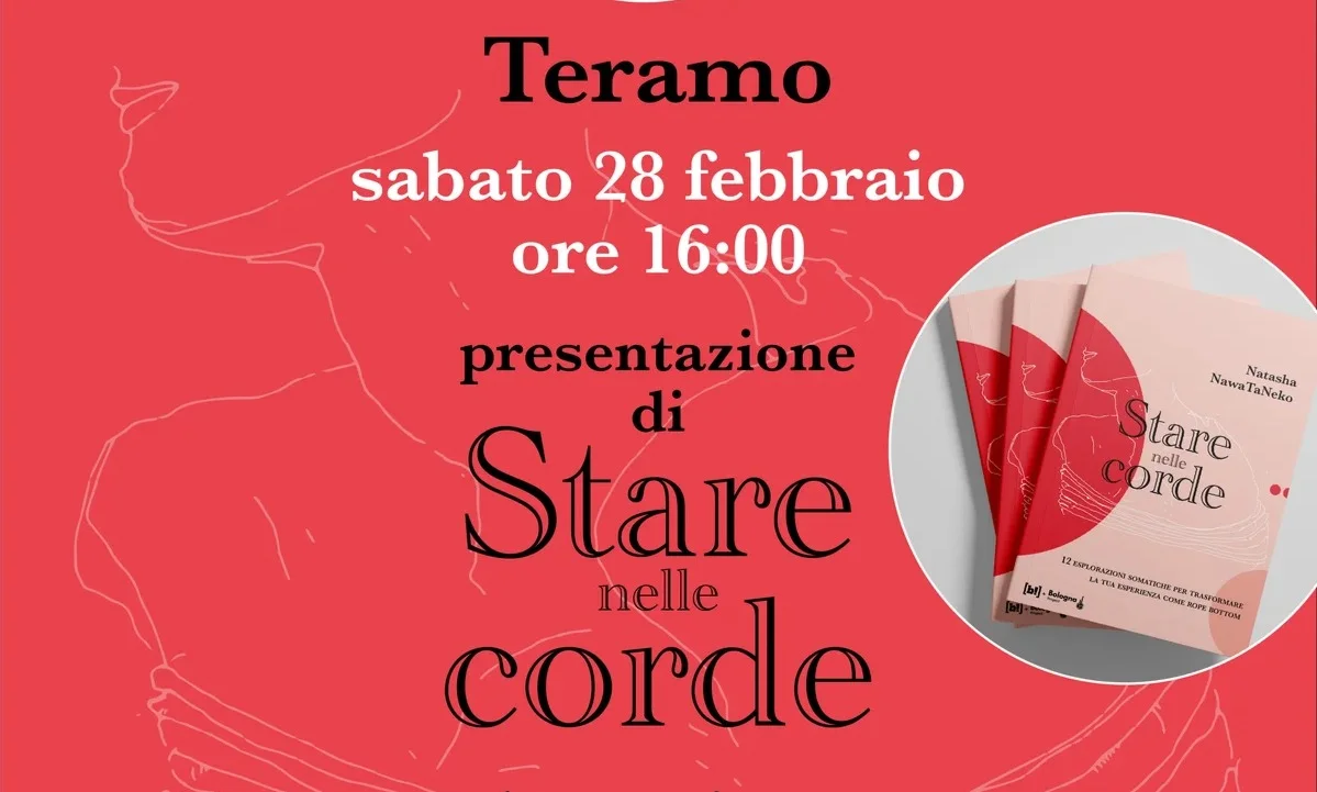 "Stare nelle Corde", la presentazione del libro di Natasha NawaTaNeko a Teramo