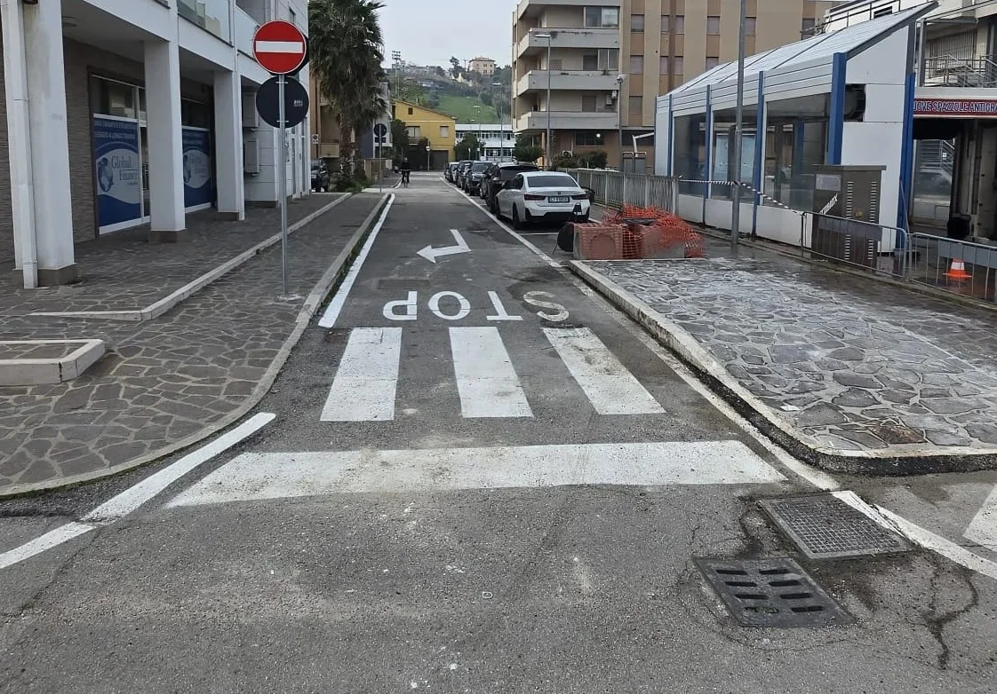 Giulianova, aperta al traffico la traversa che congiunge via Galilei a via Nievo