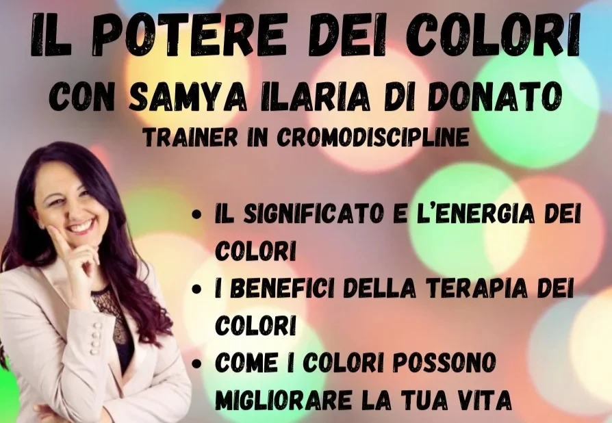 Il potere dei colori sulla qualità della vita, evento a Roseto