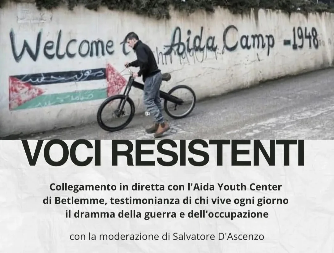 Dalla Cisgiordania a Colonnella: collegamento con l’Aida Youth Center di Betlemme