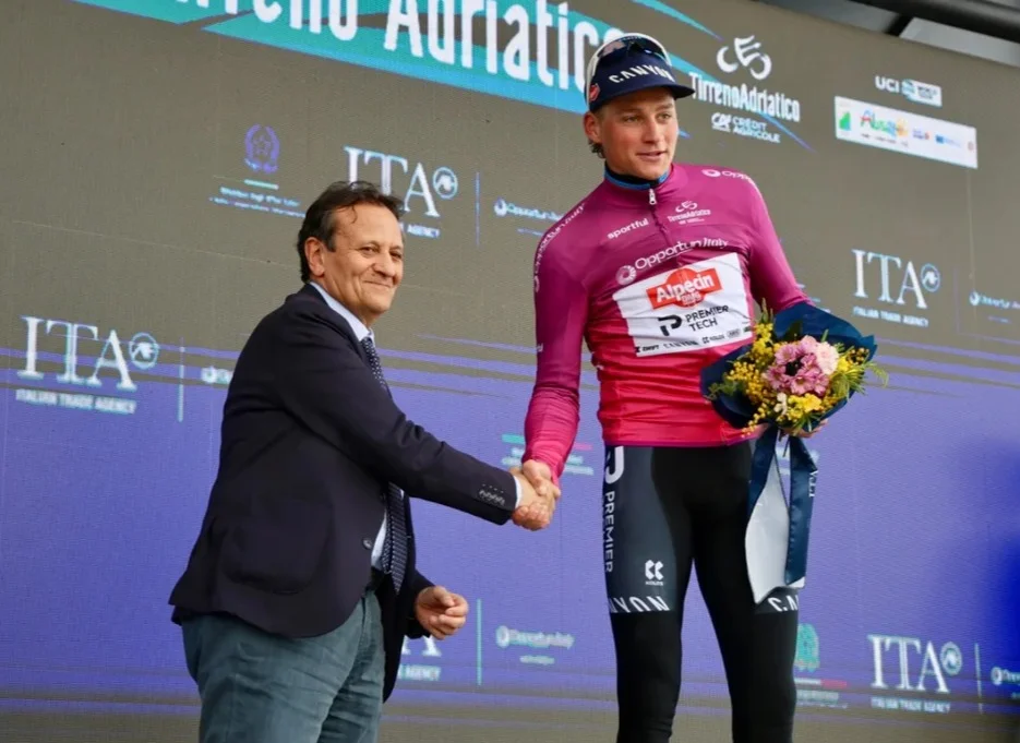 Tirreno–Adriatico: a Martinsicuro maglia azzurra a Pellizzari