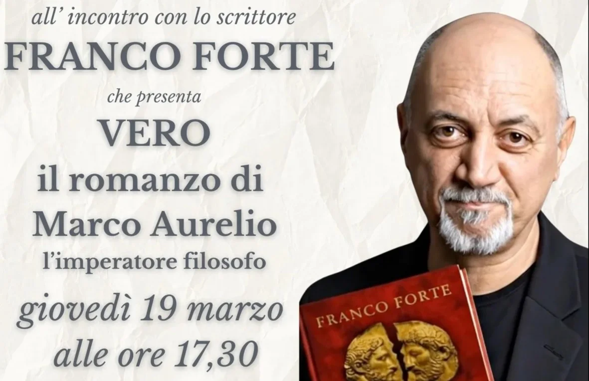 “Vero. Il romanzo di Marco Aurelio, l’imperatore filosofo” nel Patto per la Lettura di Giulianova