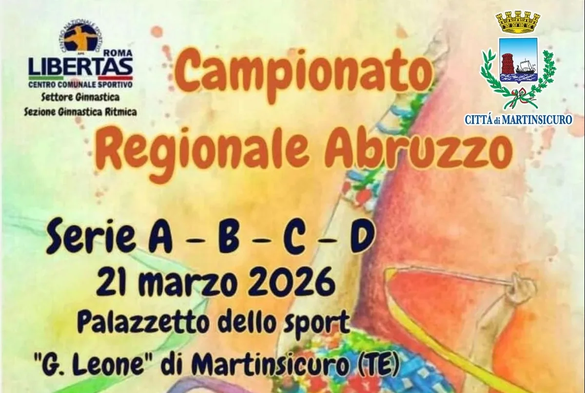 Ginnastica ritmica: a Martinsicuro il campionato regionale Abruzzo Libertas