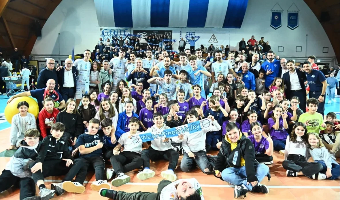 Volley A2, l'ABBA Pineto non sbaglia e resta in vetta: Romeo Sorrento battuta (3-0)