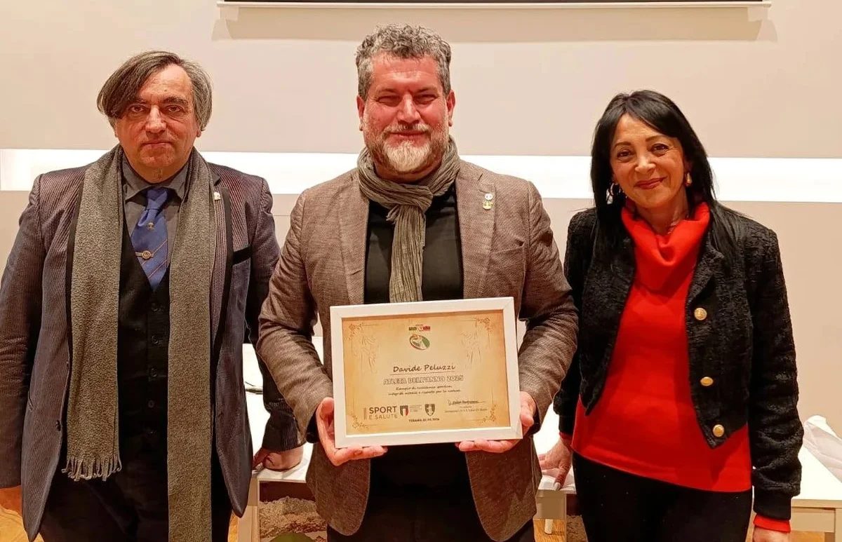 UNVS di Teramo, Davide Peluzzi è l'Atleta dell’Anno 2025