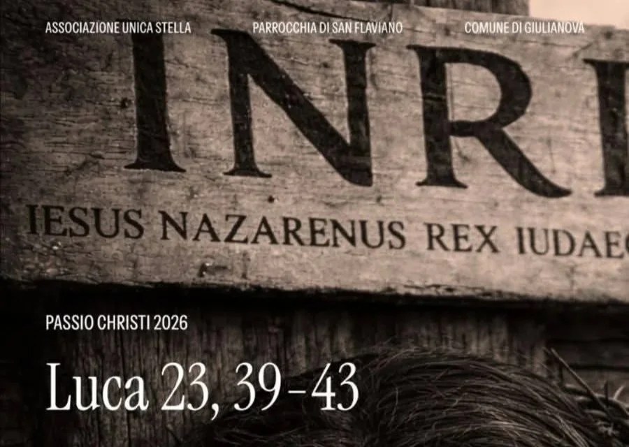 "Passio Christi 2026", la rappresentazione sacra nella Cripta del Duomo di San Flaviano