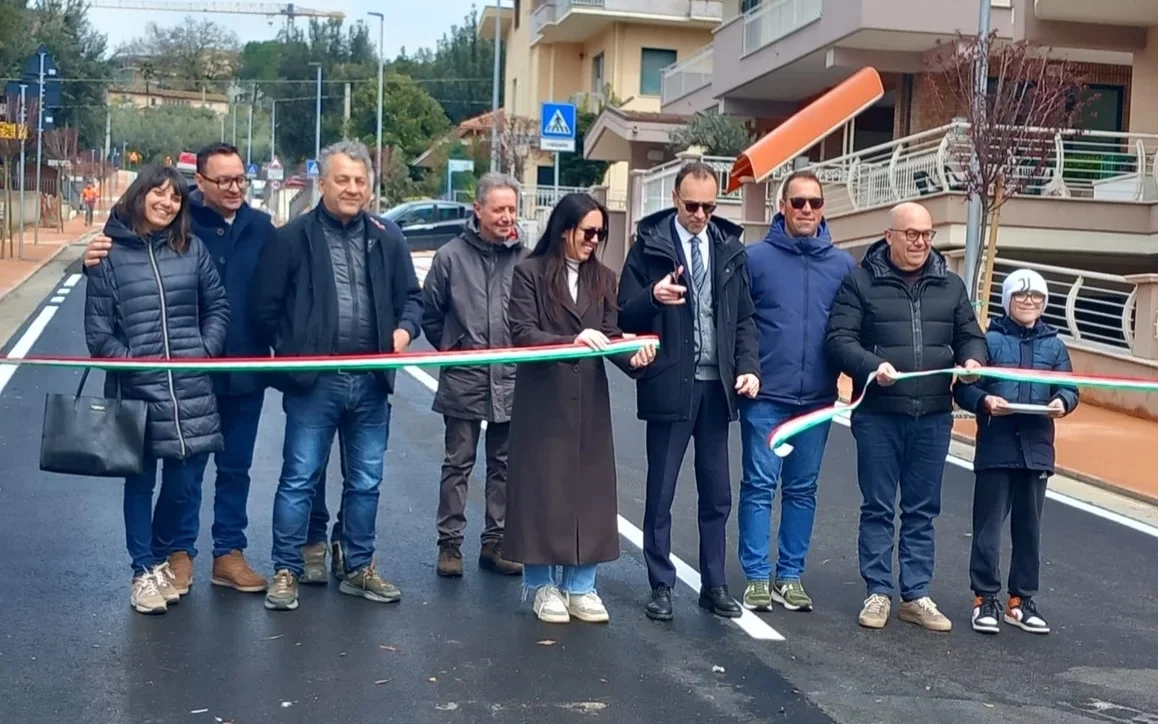 Bellante Stazione, riaperto al traffico Viale Matteotti
