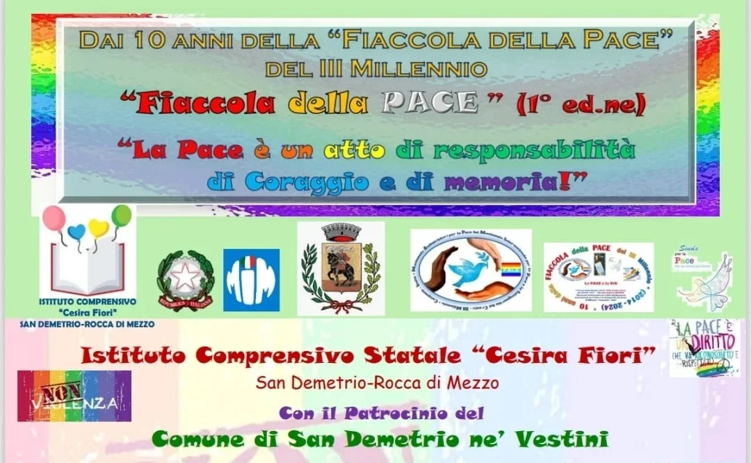 Fiaccola della Pace a San Demetrio né Vestini: simbolo di memoria e impegno civile