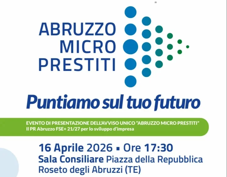 "Abruzzo Micro Prestiti" fa tappa a Roseto degli Abruzzi