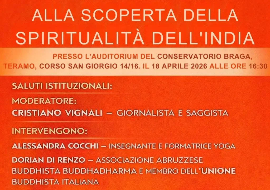 "Alla Scoperta della Spiritualità dell'India", sabato il convegno a Teramo