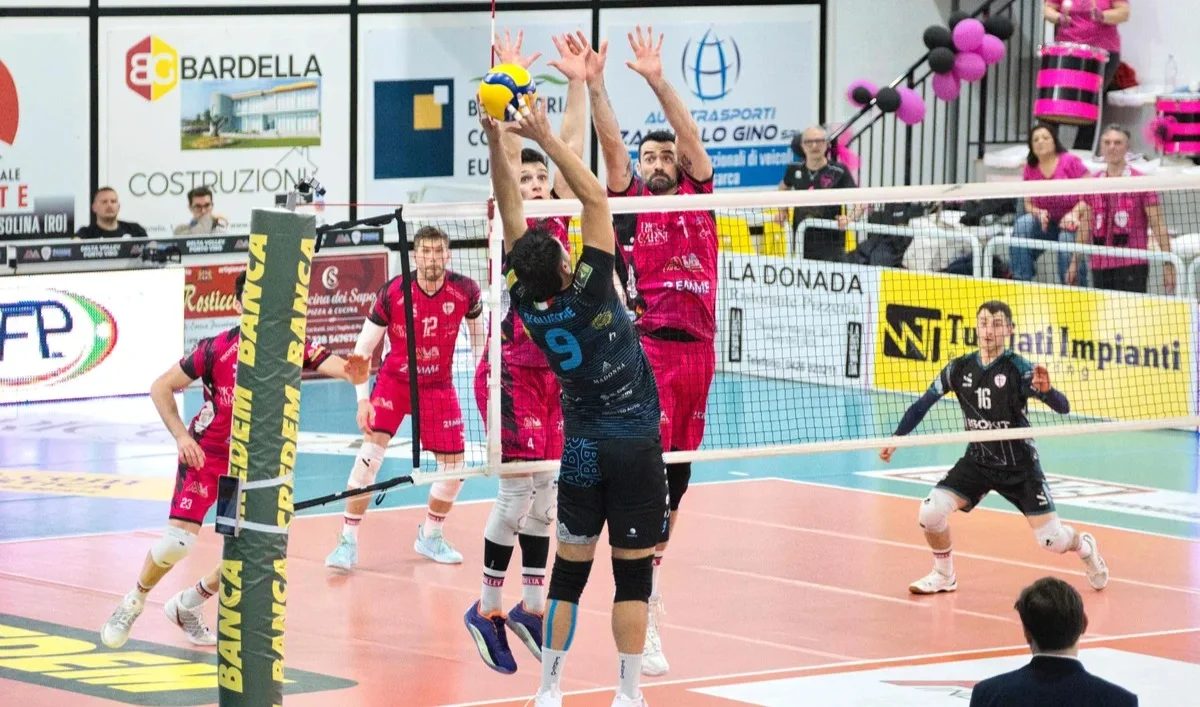 Volley A2 Play-Off, l'ABBA Pineto cede (3-1) in gara 2 contro Porto Viro