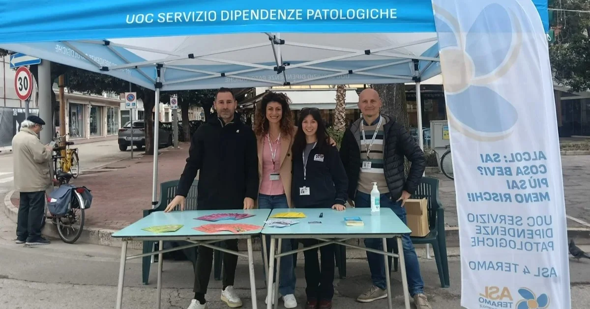 Asl Teramo,  giornata mondiale per la prevenzione dell'alcol: infopoint a Giulianova